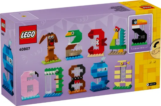 Picture of LEGO 40807 Birthday Numbers