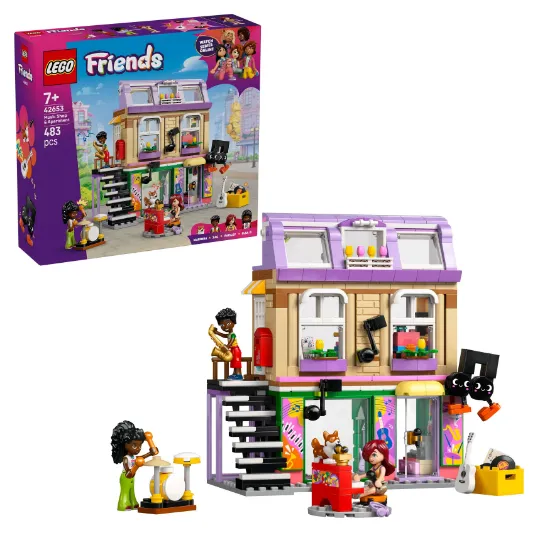 Picture of LEGO Friends 42653 Music Store & Apartment