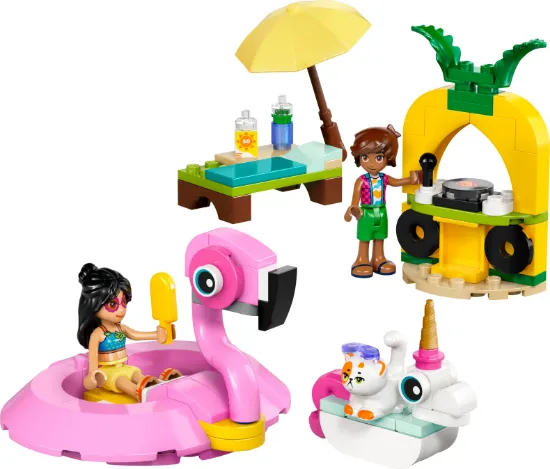 Picture of LEGO Friends 42658 Unicorn & Flamingo Pool Party