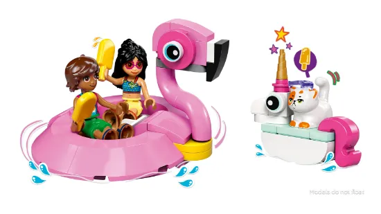Picture of LEGO Friends 42658 Unicorn & Flamingo Pool Party