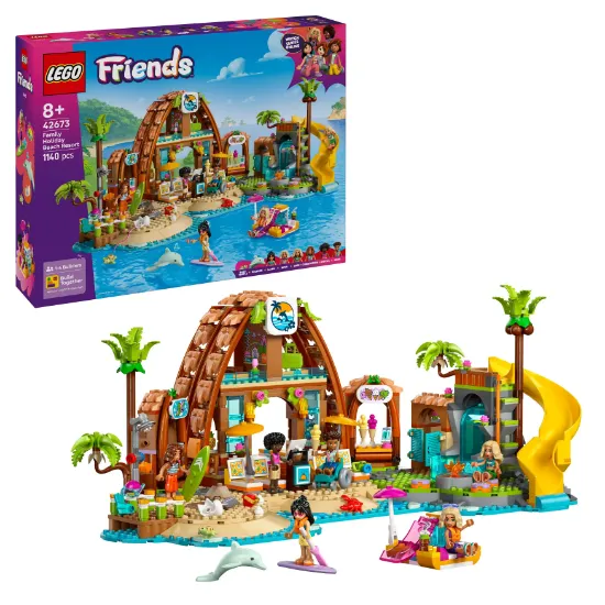 Picture of LEGO Friends 42673 Family Vacation Beach Resort