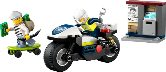 Picture of LEGO City 60455 Police Motorcycle Chase