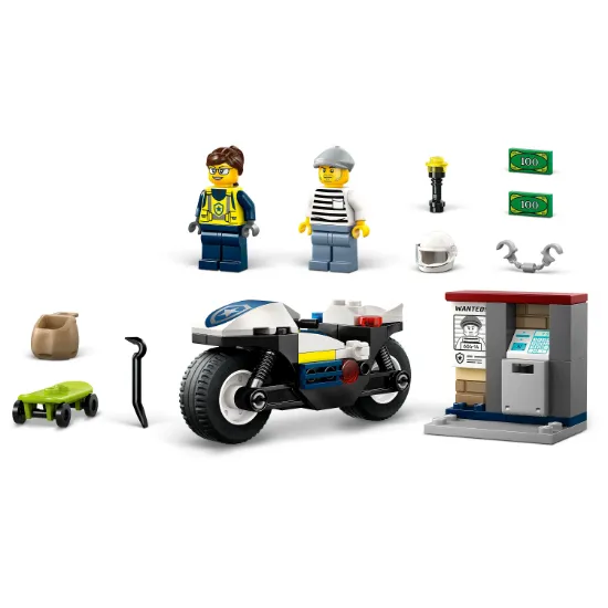 Picture of LEGO City 60455 Police Motorcycle Chase