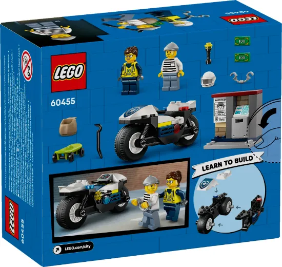 Picture of LEGO City 60455 Police Motorcycle Chase