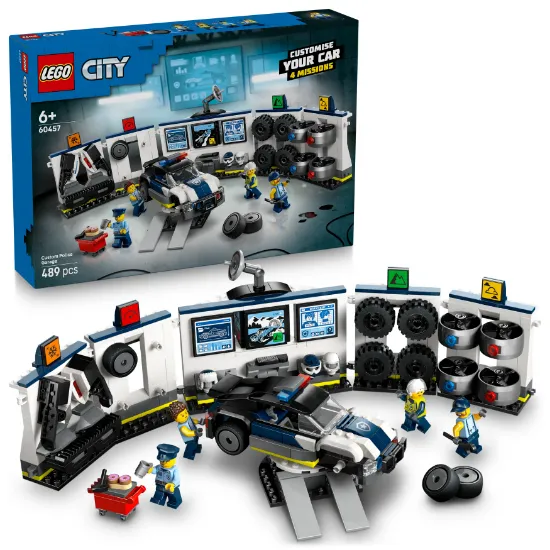 Picture of LEGO City 60457 Custom Police Car Garage