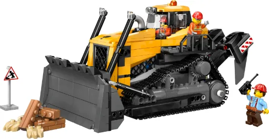 Picture of LEGO City 60466 Yellow Bulldozer