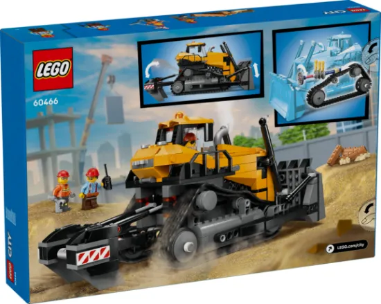 Picture of LEGO City 60466 Yellow Bulldozer