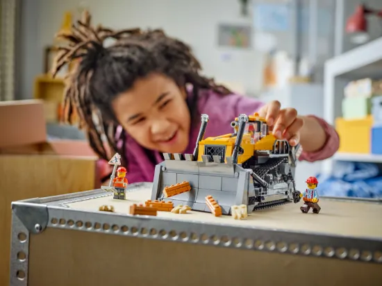 Picture of LEGO City 60466 Yellow Bulldozer