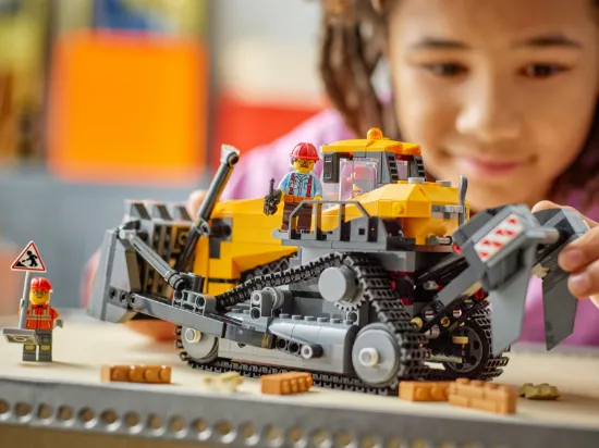 Picture of LEGO City 60466 Yellow Bulldozer