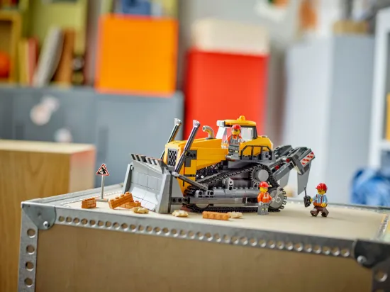 Picture of LEGO City 60466 Yellow Bulldozer