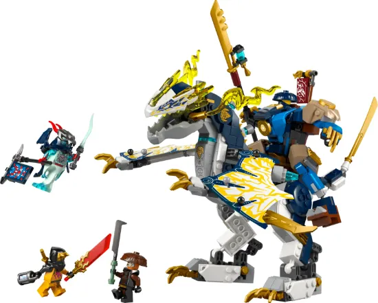 LEGO NINJAGO 71843 Rogue’s Mech Dragon Rider for boys