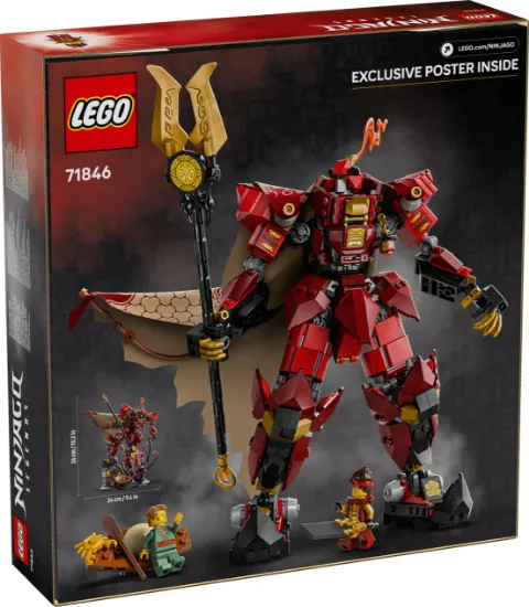 Picture of LEGO NINJAGO 71846 The Fire Knight Mech