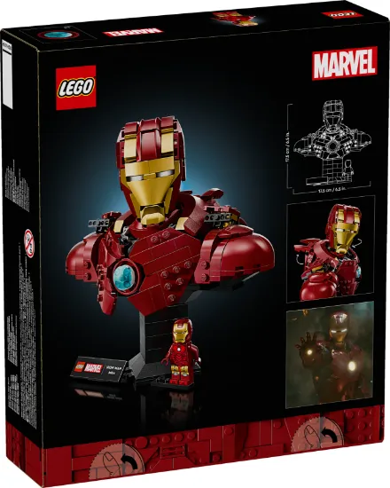 Picture of LEGO Marvel 76327 Iron Man MK4 Bust