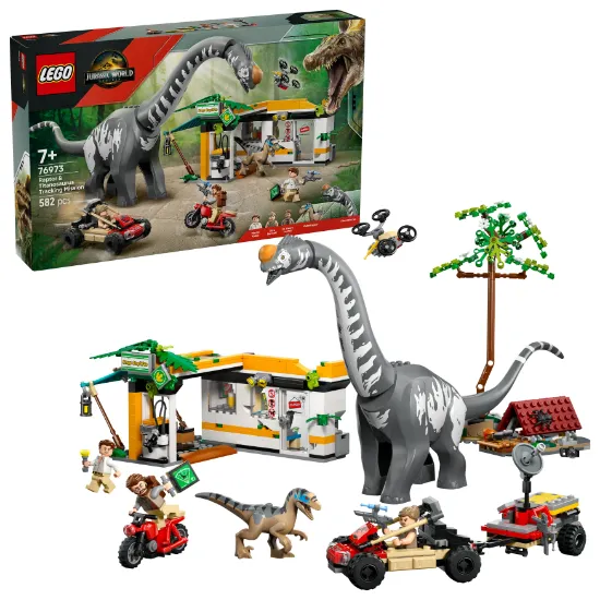 Picture of LEGO Jurassic World 76973 Raptor & Titanosaurus Tracking Mission