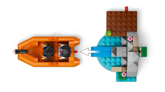 Picture of LEGO Jurassic World 76975 T. rex River Escape
