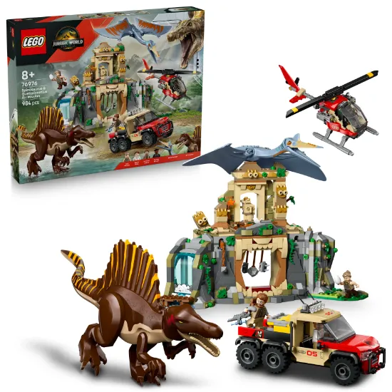 Picture of LEGO Jurassic World 76976 Spinosaurus & Quetzalcoatlus Air Mission