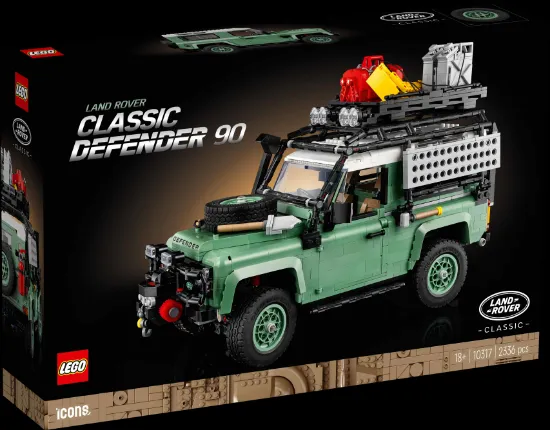 LEGO Icons 10317 Land Rover Classic Defender 90 package