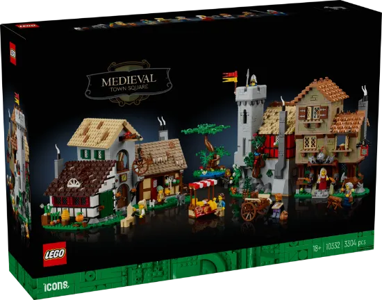 LEGO Icons 10332 Medieval Town Square package