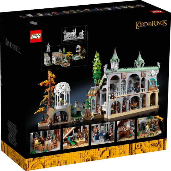 LEGO Icons 10316 THE LORD OF THE RINGS: RIVENDELL package