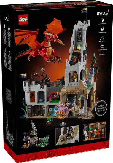 LEGO IDEAS 21348 Dungeons & Dragons: Red Dragon's Tale package