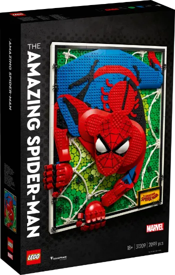 LEGO Art 31209 The Amazing Spider-Man package