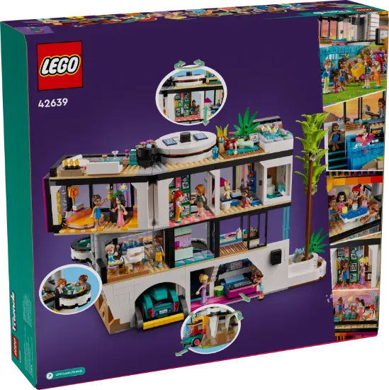 LEGO Friends 42639 Andrea's Modern Mansion package