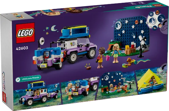 LEGO Friends 42603 Stargazing Camping Vehicle package