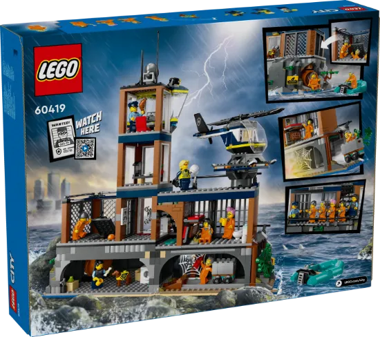 LEGO City 60419 Police Prison Island package