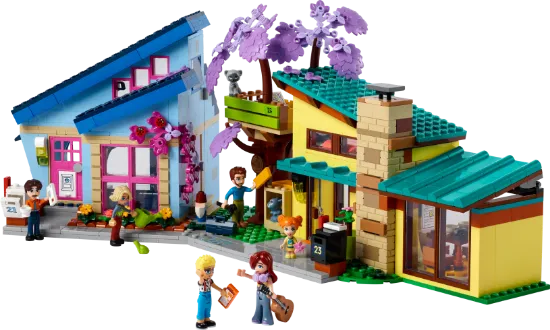 LEGO Friends 42620 Olly and Paisley's Family Houses