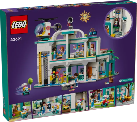 LEGO Friends 42621 Heartlake City Hospital Set package