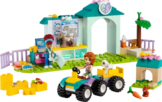 LEGO Friends 42632 Farm Animal Vet Clinic Toy