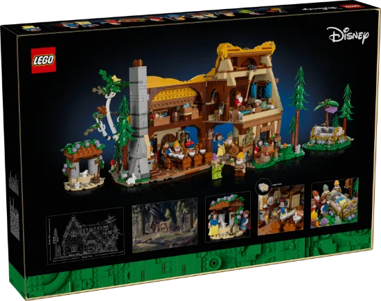 LEGO Disney Princess 43242 Snow White and the Seven Dwarfs' Cottage package