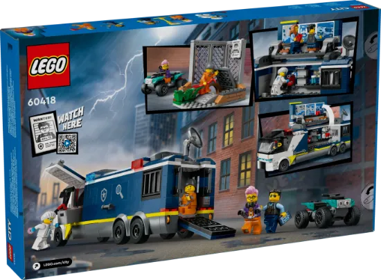 LEGO City 60418 Police Mobile Crime Lab Truck Toy package