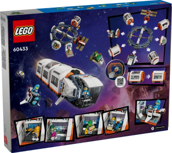 LEGO City 60433 Modular Space Station package