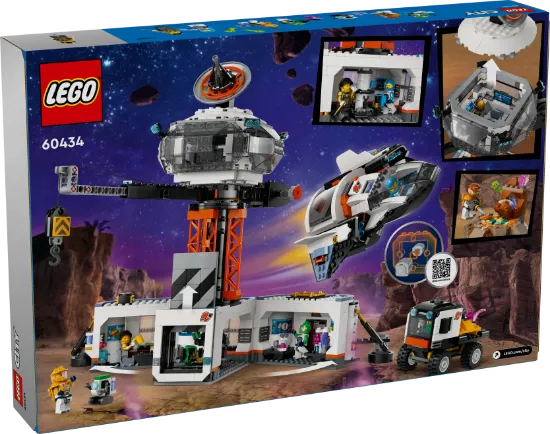 LEGO City 60434 Space Base and Rocket Launchpad Set package