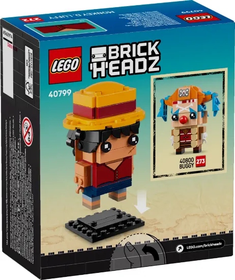 Picture of LEGO BrickHeadz 40799 ONE PIECE Monkey D. Luffy Figure