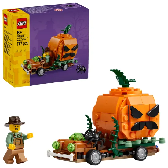 Picture of LEGO  40822 Jack-O’-Lantern Pickup Truck