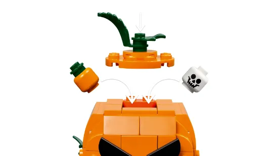 Picture of LEGO  40822 Jack-O’-Lantern Pickup Truck