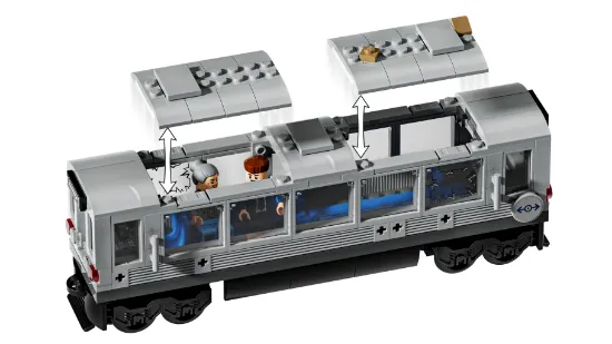 Picture of LEGO MARVEL 76321 Spider-Man vs. Doc Ock Subway Train Scene