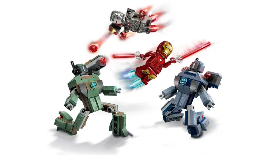 Picture of LEGO MARVEL 76320 Iron Man & War Machine vs. Hammer Drones