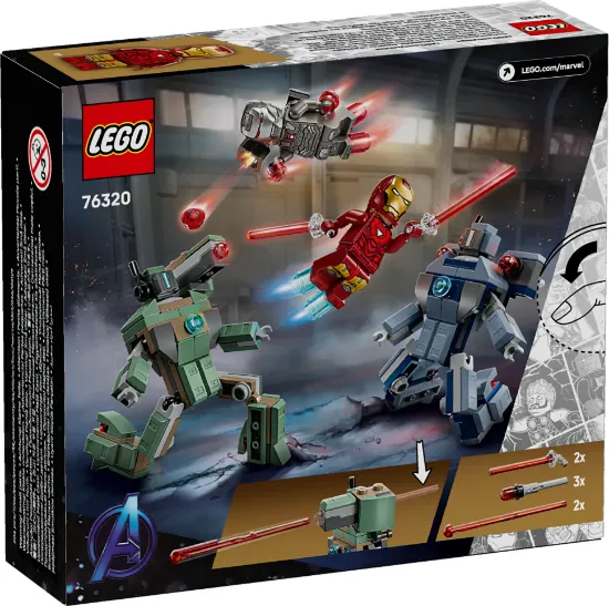 Picture of LEGO MARVEL 76320 Iron Man & War Machine vs. Hammer Drones