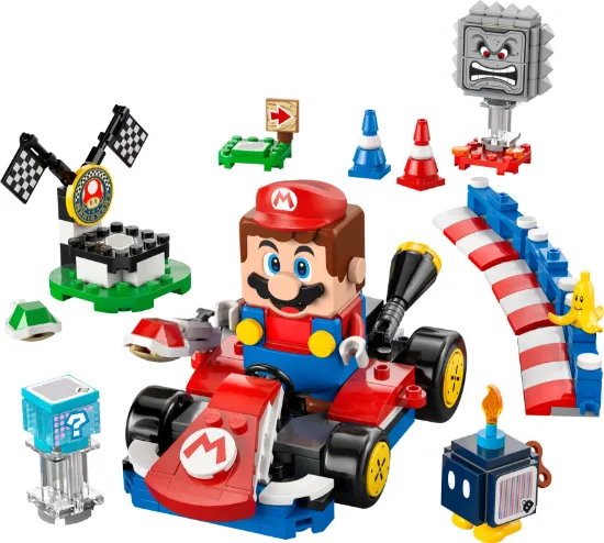 Picture of LEGO Super Mario 72043: Mario Kart – Interactive LEGO® Mario & Standard Kart