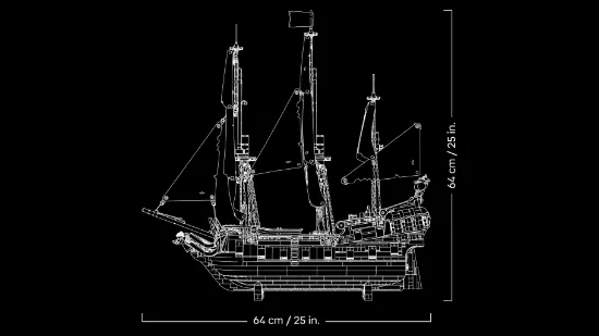 Picture of LEGO Icons 10365 Captain Jack Sparrow’s Pirate Ship