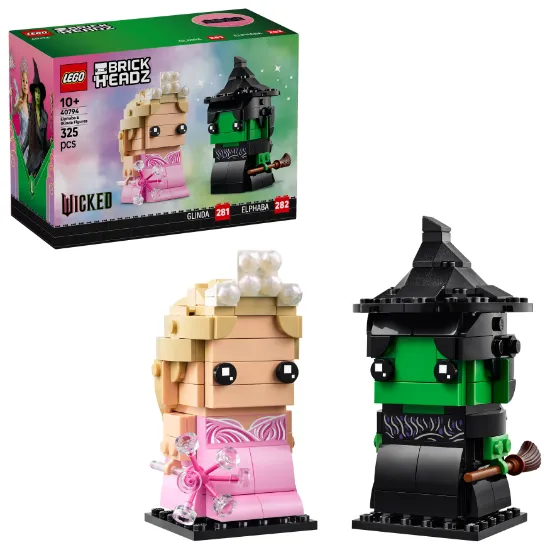 Picture of LEGO BrickHeadz Wicked 40794  Elphaba & Glinda Figures
