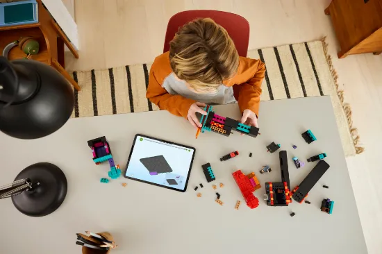 playing LEGO Minecraft 21279 The Enderman Tower