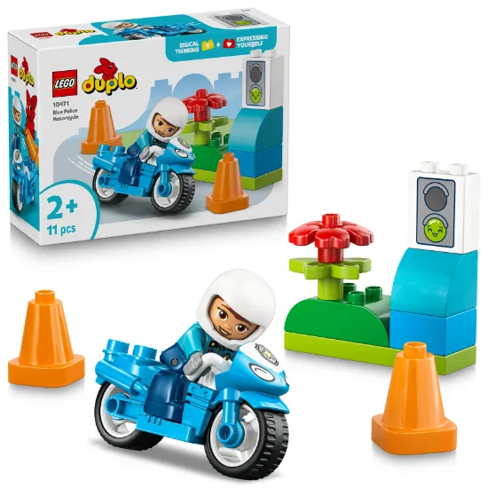 Picture of LEGO DUPLO 10471 Town Blue Police Motorcycle
