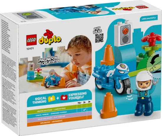 Picture of LEGO DUPLO 10471 Town Blue Police Motorcycle