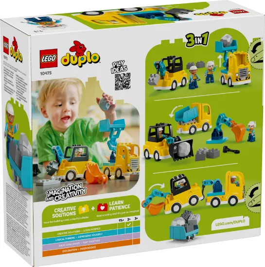 Picture of LEGO DUPLO 10475 Town 3 in 1 Construction Vehicles