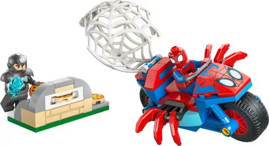 Picture of LEGO Marvel 11206 Spidey And His Amazing Friends Spidey on his Motorcycle vs. Rhino