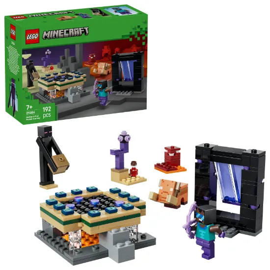 Picture of LEGO Minecraft 21584 Nether & End Portal Journey